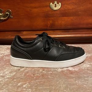 SUPERDRY Vegan Black Premium Court Trainers $79.95 EUC US Women’s 6